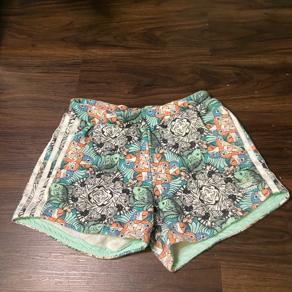 Adidas colorful forest shorts